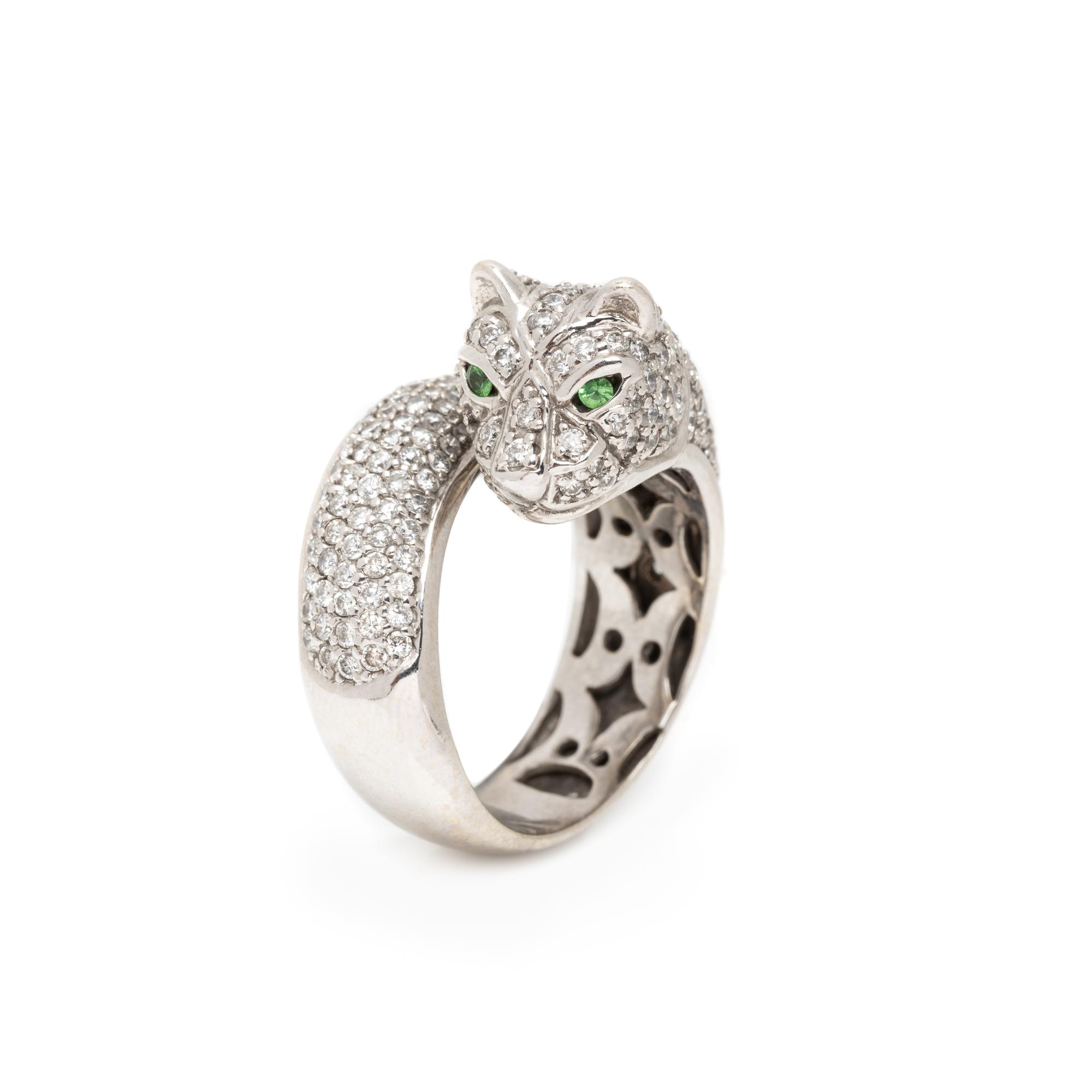 SONIA B, DIAMOND PANTHER RING