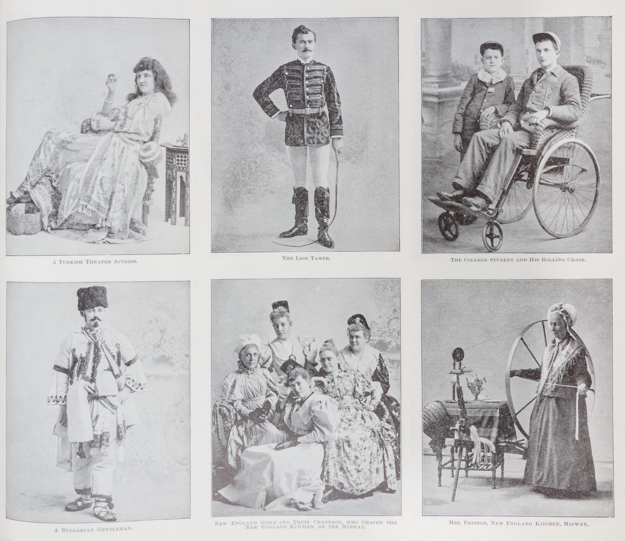 (CHICAGO, COLUMBIAN EXPOSITION) A group of four pictoral guide books on the Columbian Exposition.