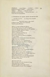 [Literature] Pound, Ezra: Proof Sheet on Vellum from "Draft of the Cantos 17-27"