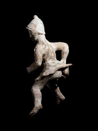A Canosan Terracotta Figure of a Horseman