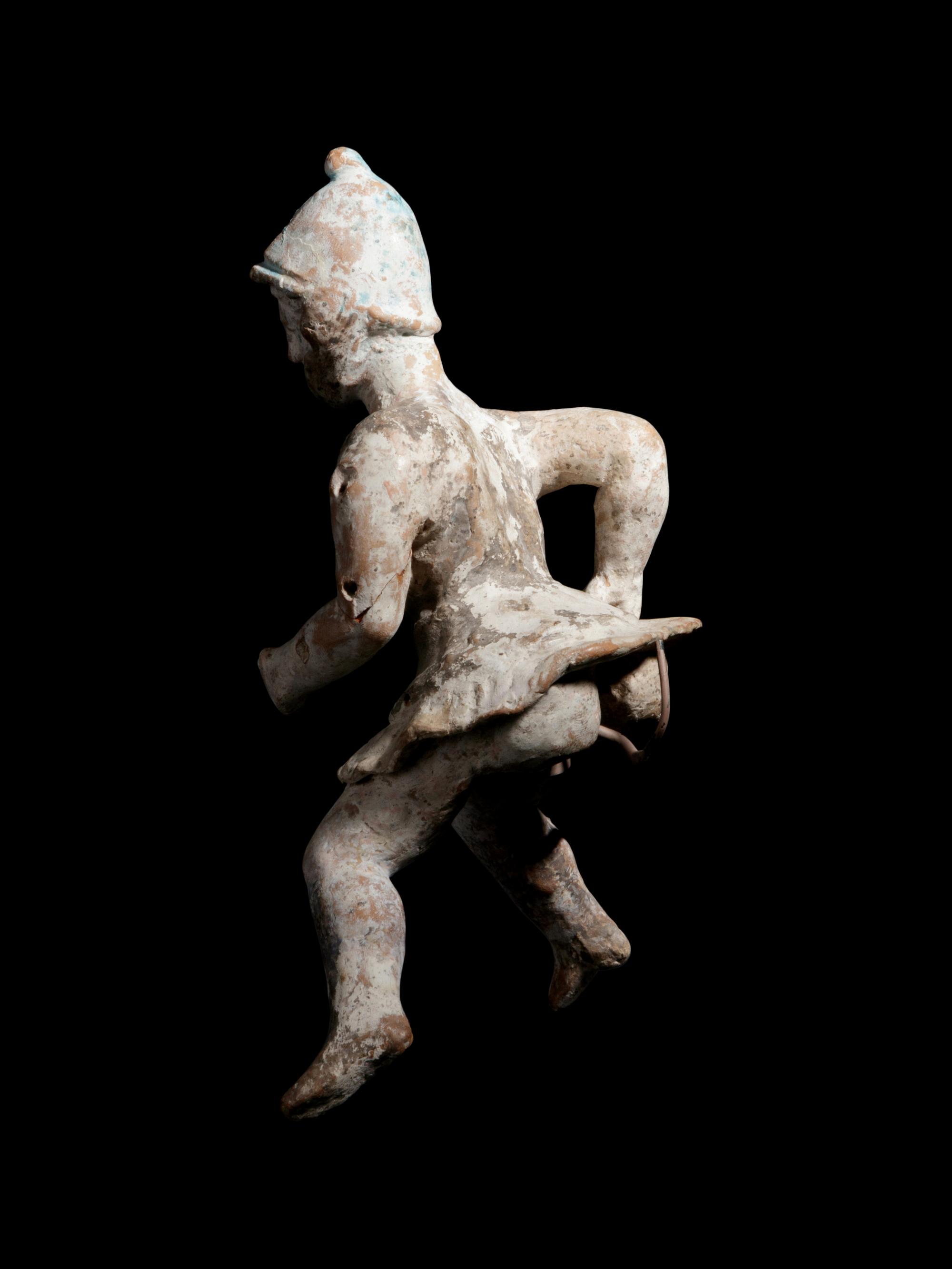 A Canosan Terracotta Figure of a Horseman
