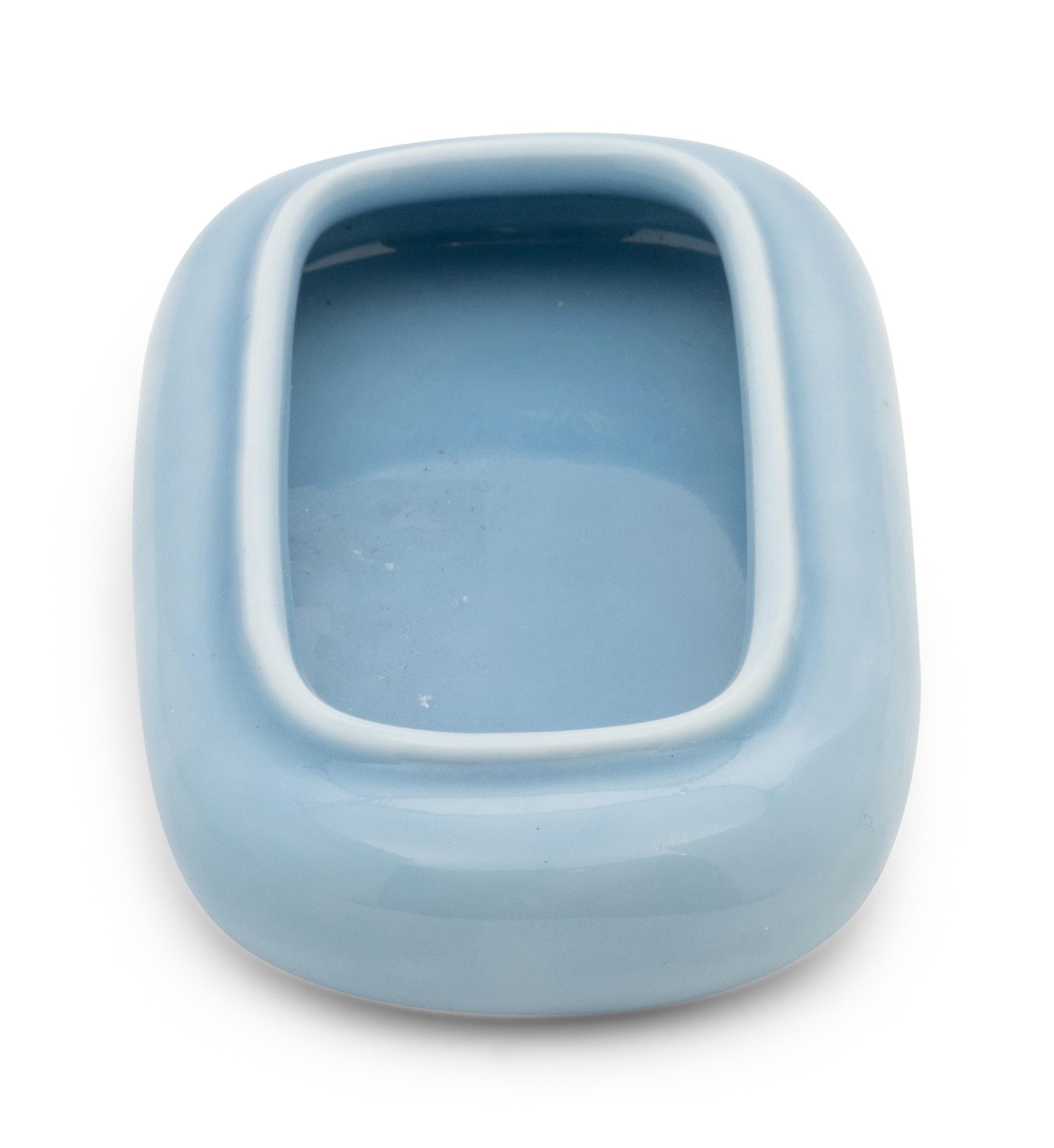 A Chinese Clair-de-Lune Glazed Porcelain Brush Washer