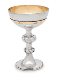 An American Parcel-Gilt Silver Chalice