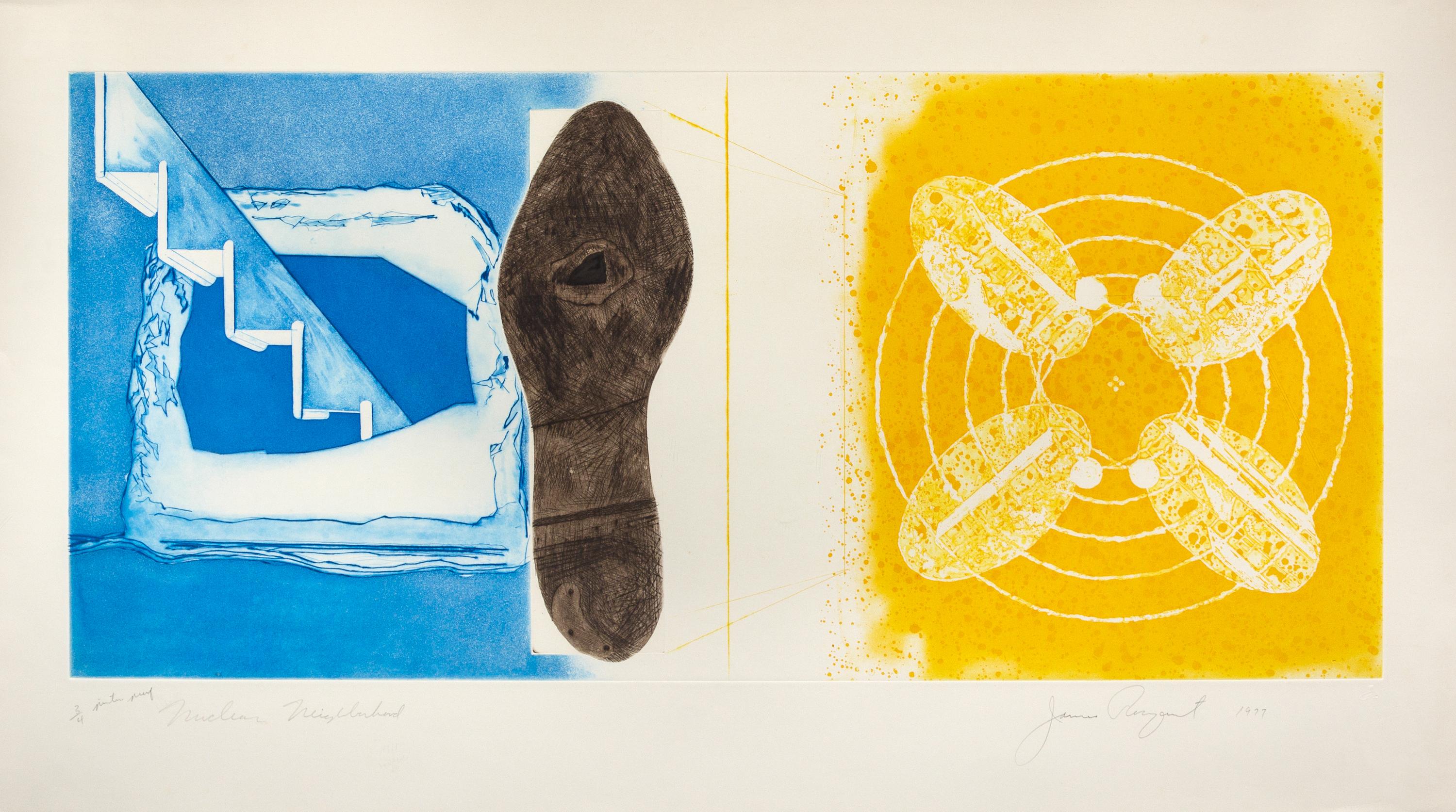 Nuclear Neighborhood; Towel, Star, Sunglasses ( a pair of works from the Tripartite series )