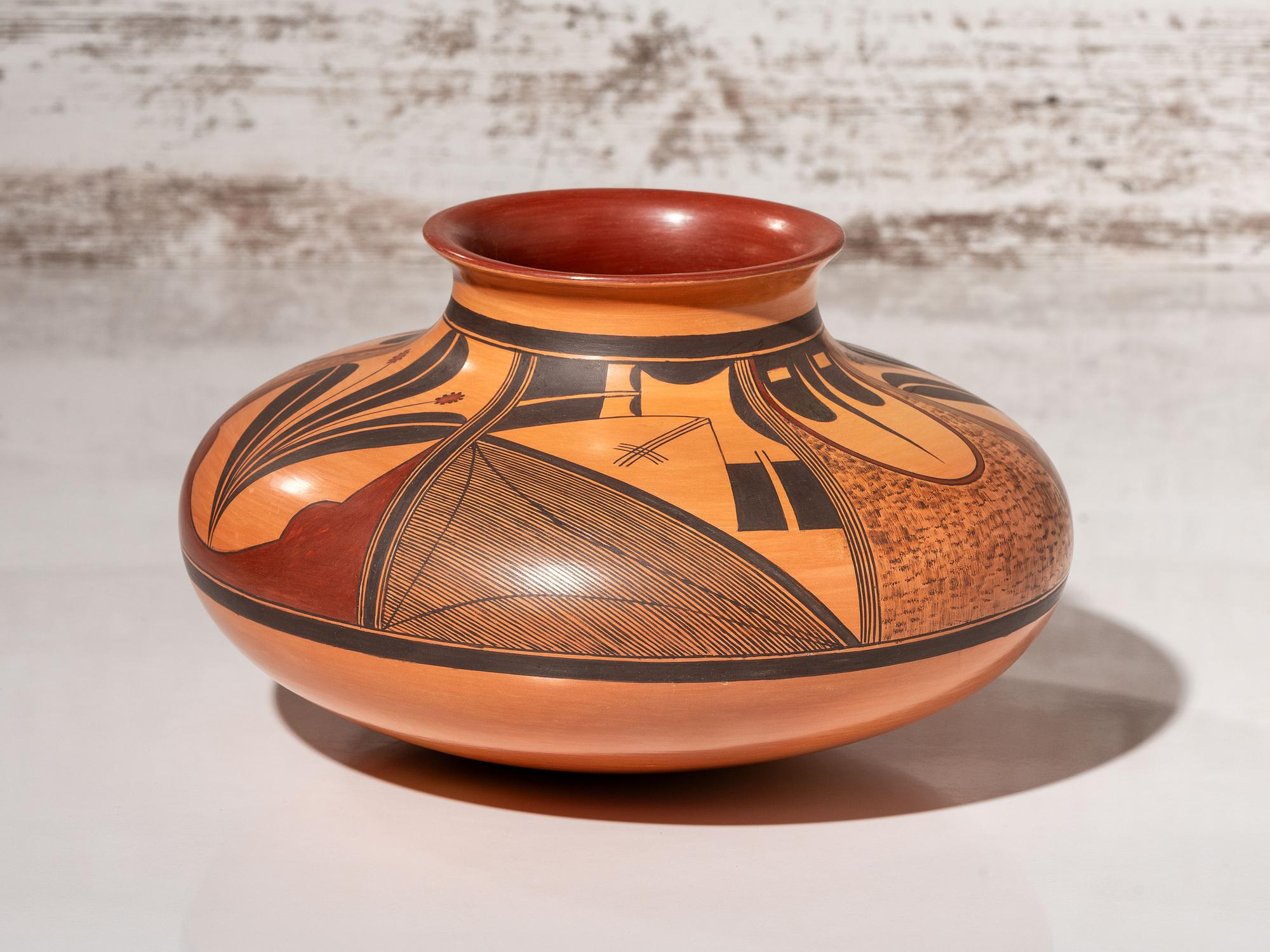 Award Winning Polychrome Pottery Jar