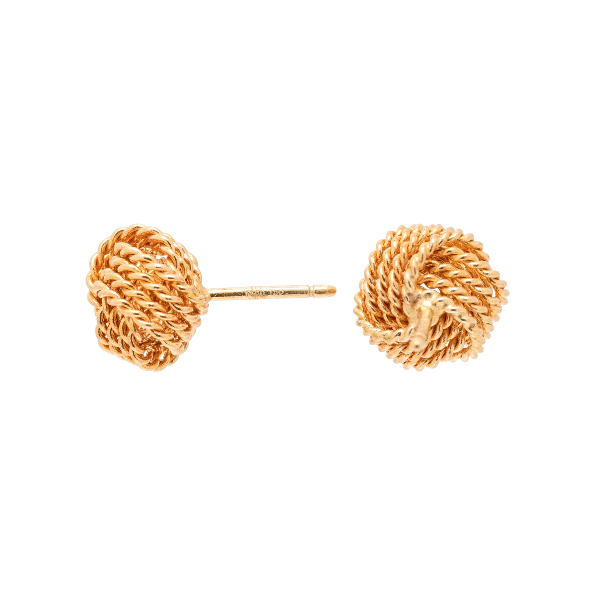 TIFFANY & CO., COLLECTION OF YELLOW GOLD EARRINGS