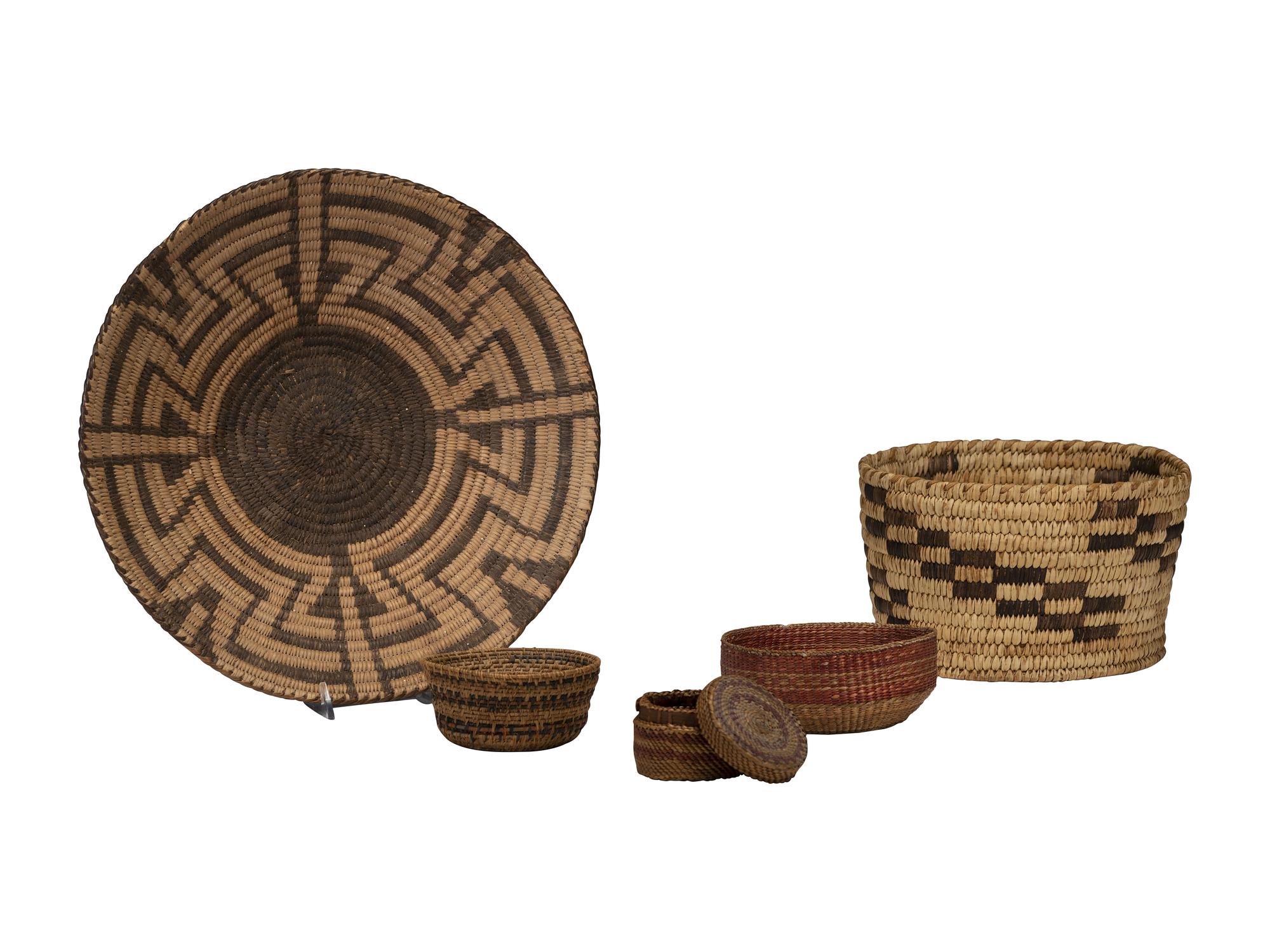 A Collection of Native American Baskets