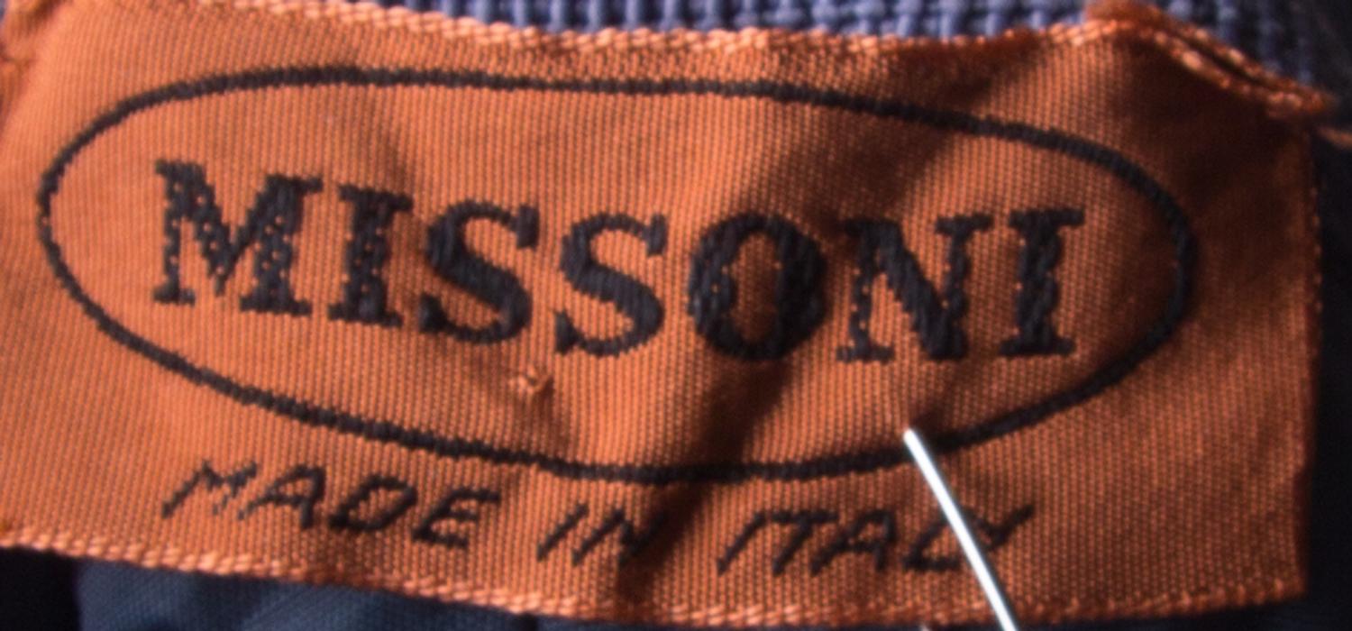 A Missoni Blue Grey Gaucho Pant,