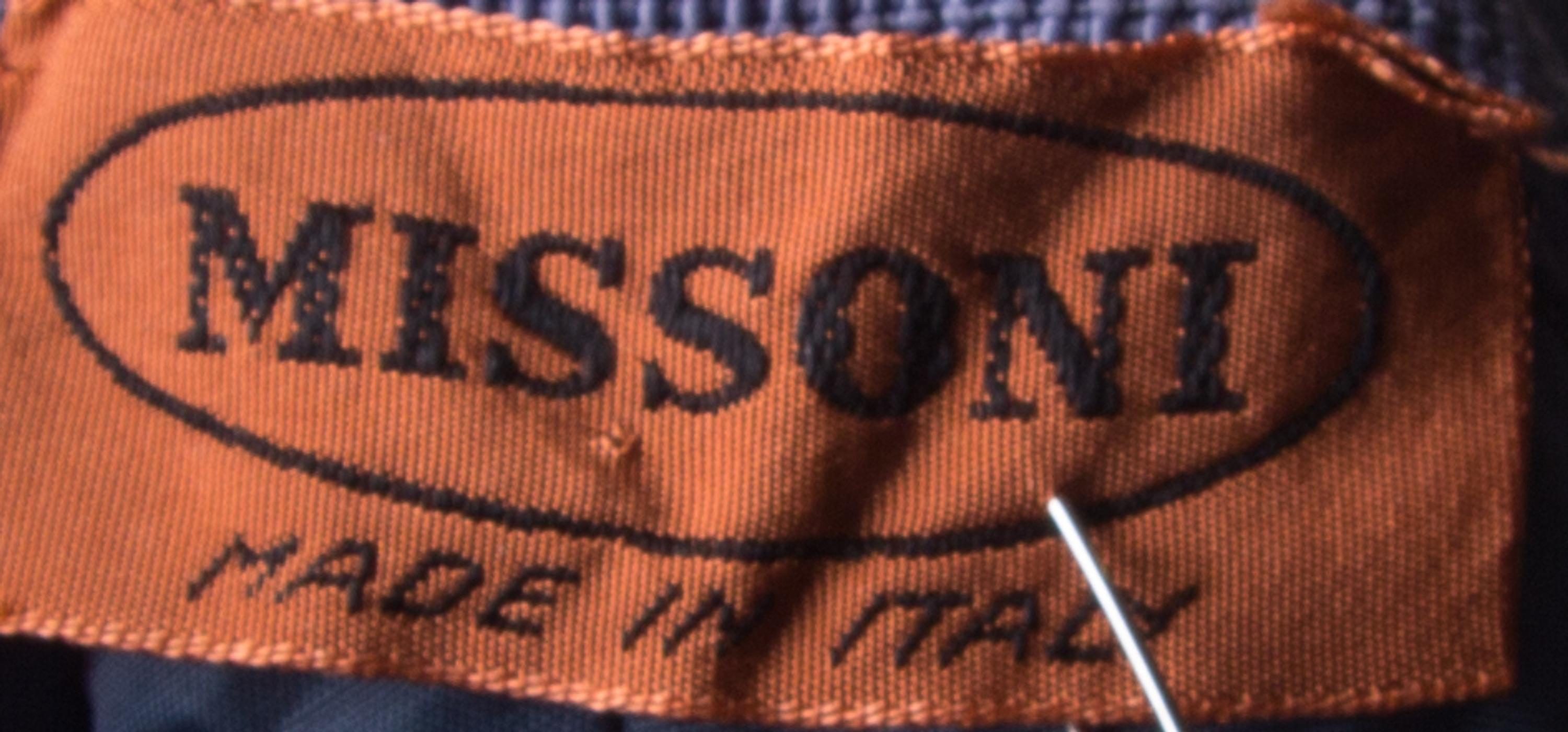 A Missoni Blue Grey Gaucho Pant,