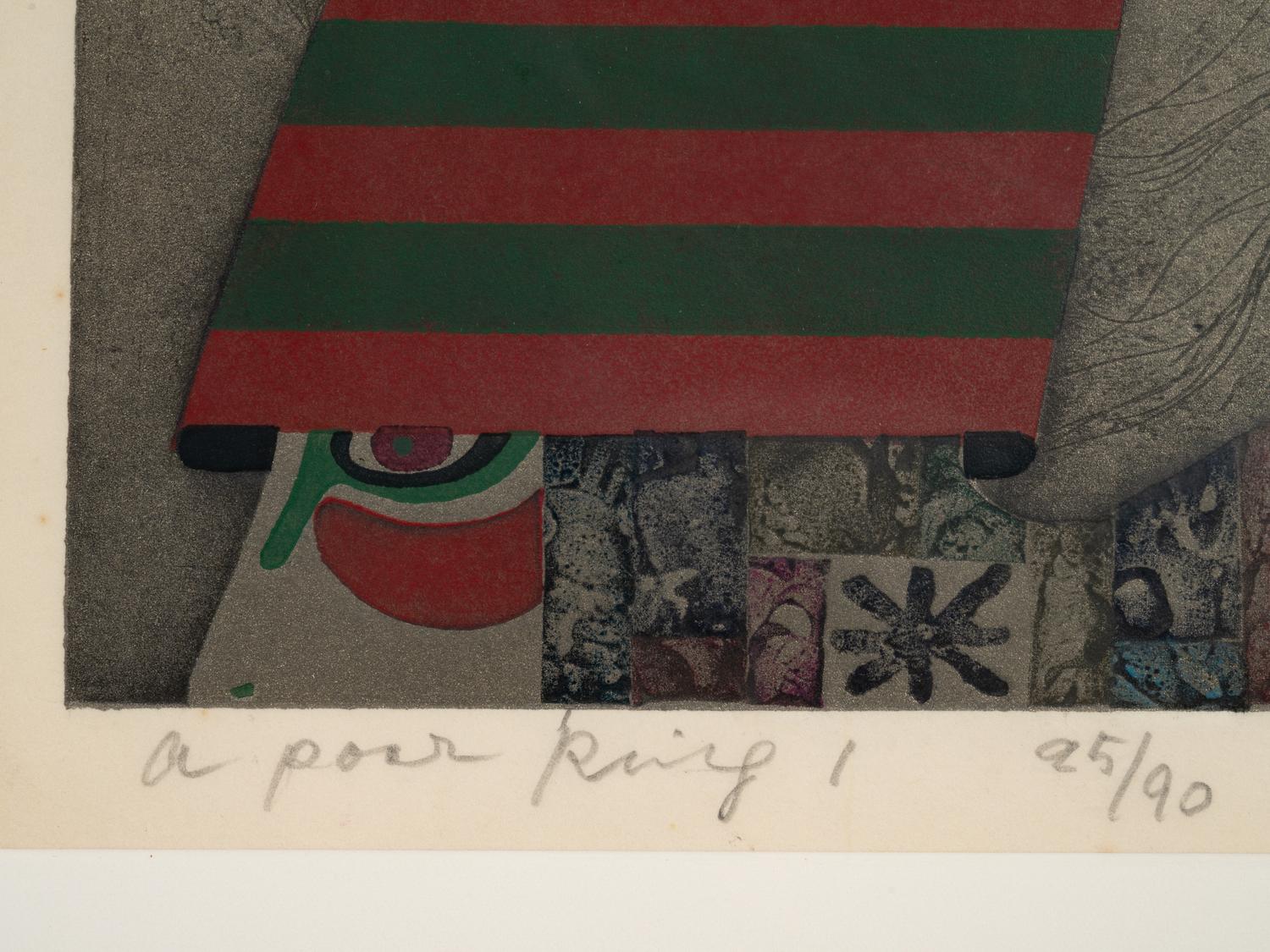 A Poor King 1 , 1979 and Work 2 , 1983 (Pair of Works)