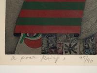 A Poor King 1 , 1979 and Work 2 , 1983 (Pair of Works)