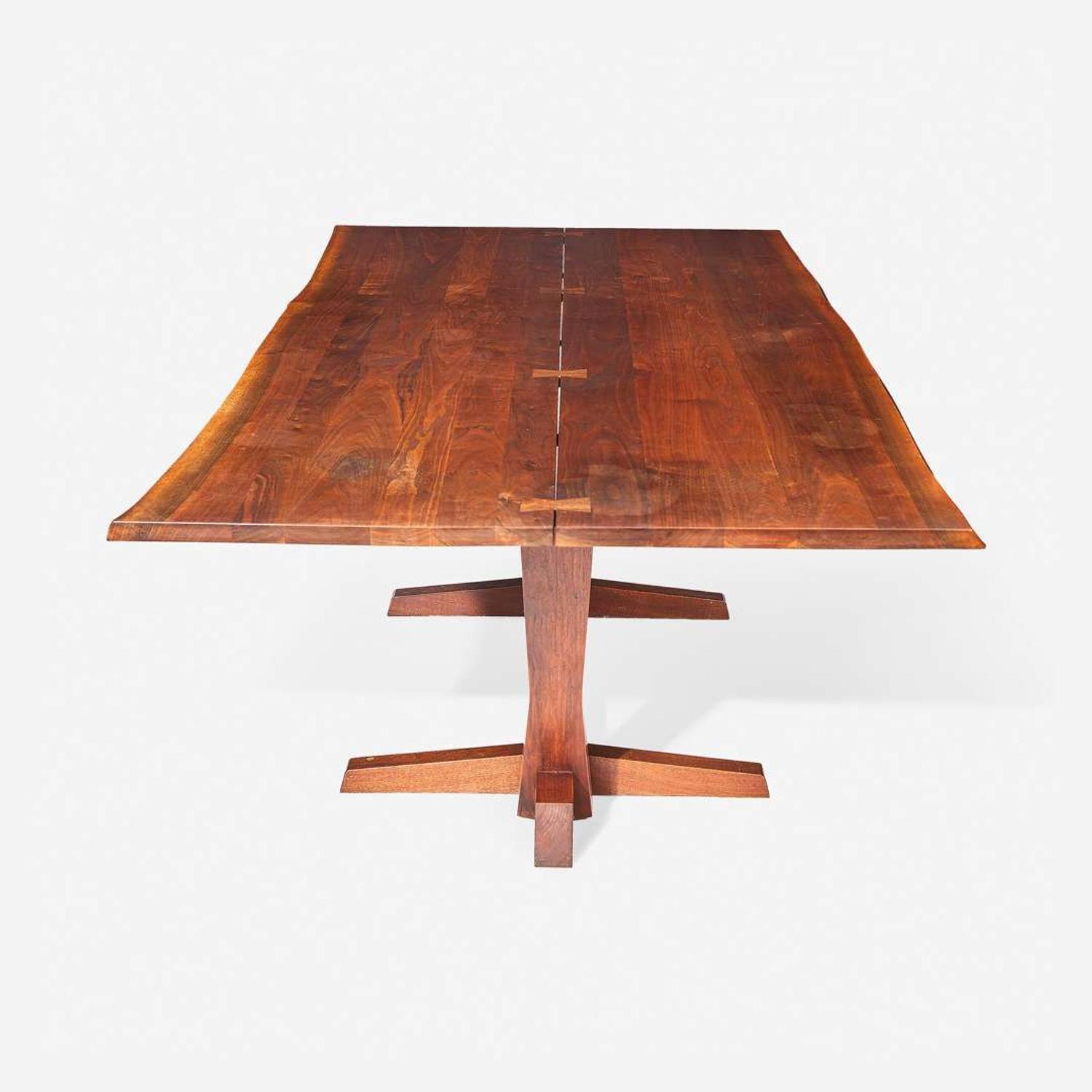 George Nakashima (American, 1905-1990) "Conoid" Dining Table, New Hope, Pennsylvania, 1965