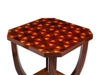 A Pair of Art Deco Style Parquetry Side Tables