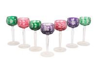 A Collection of Cut-to-Clear Glass Stemware