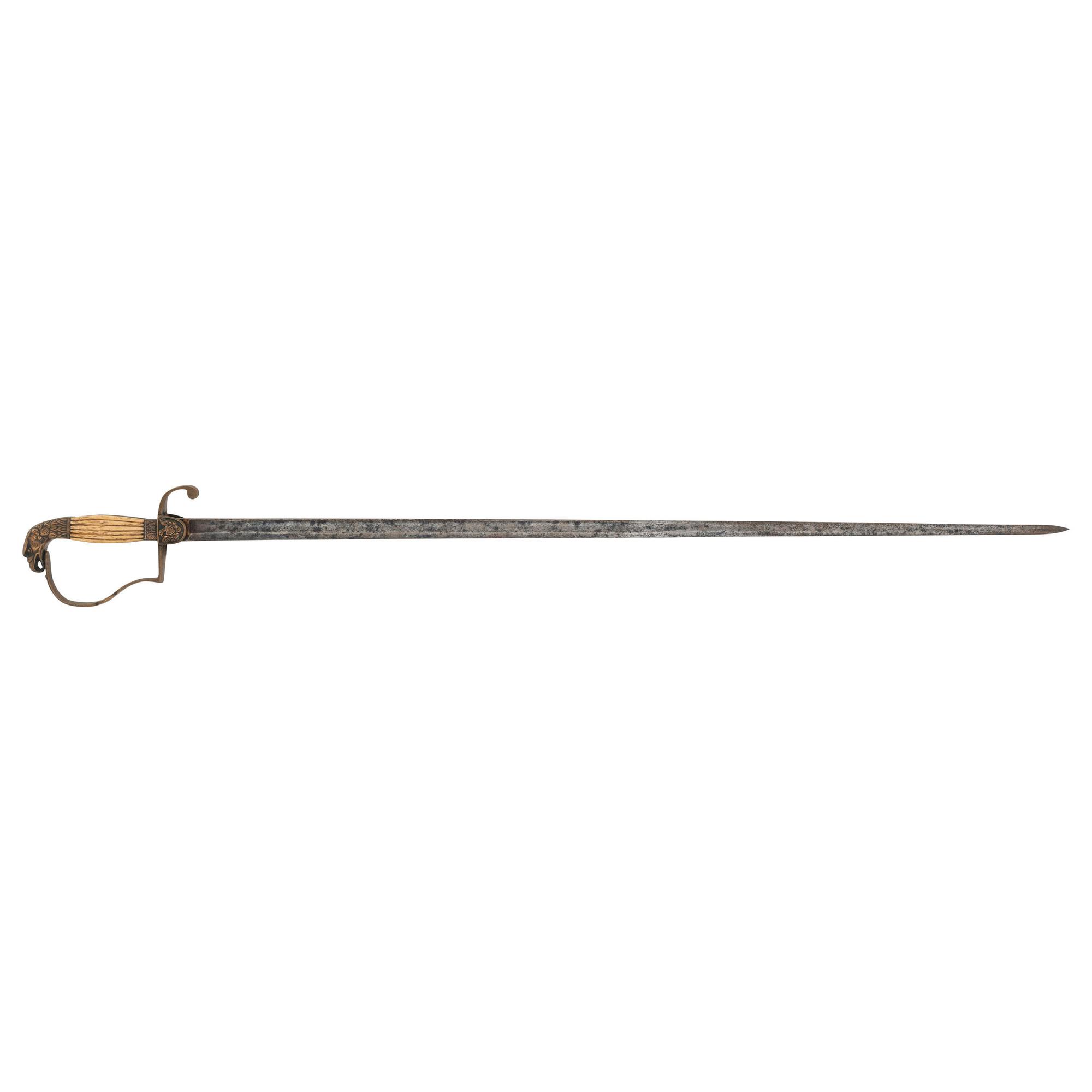 19th Century Eagle Head Militia Sword