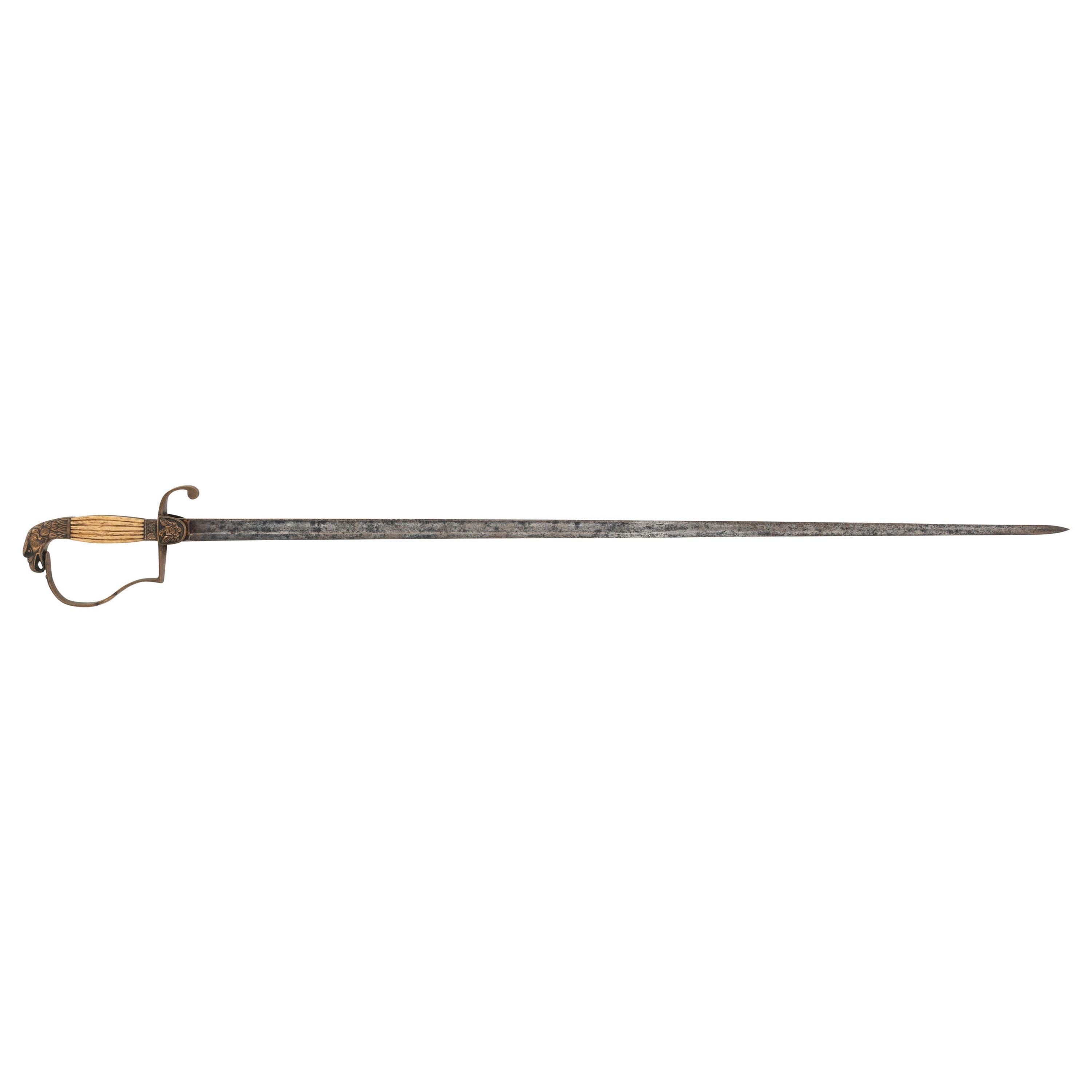 19th Century Eagle Head Militia Sword