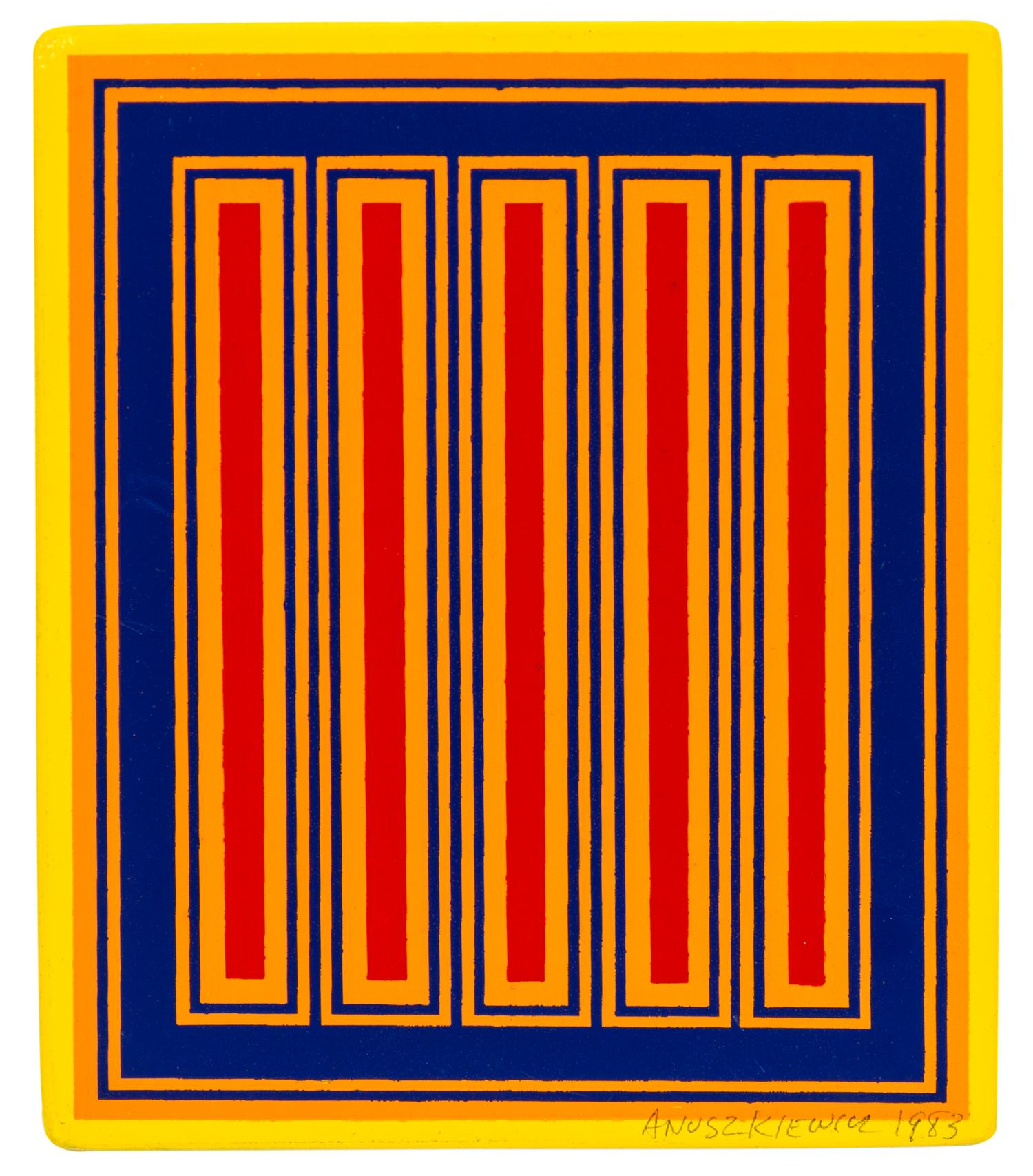 Richard Anuszkiewicz, (American, b. 1930), Untitled (Annual Edition), 1972, Untitled (Annual Edition), 1973, Untitled (Annual Edition),