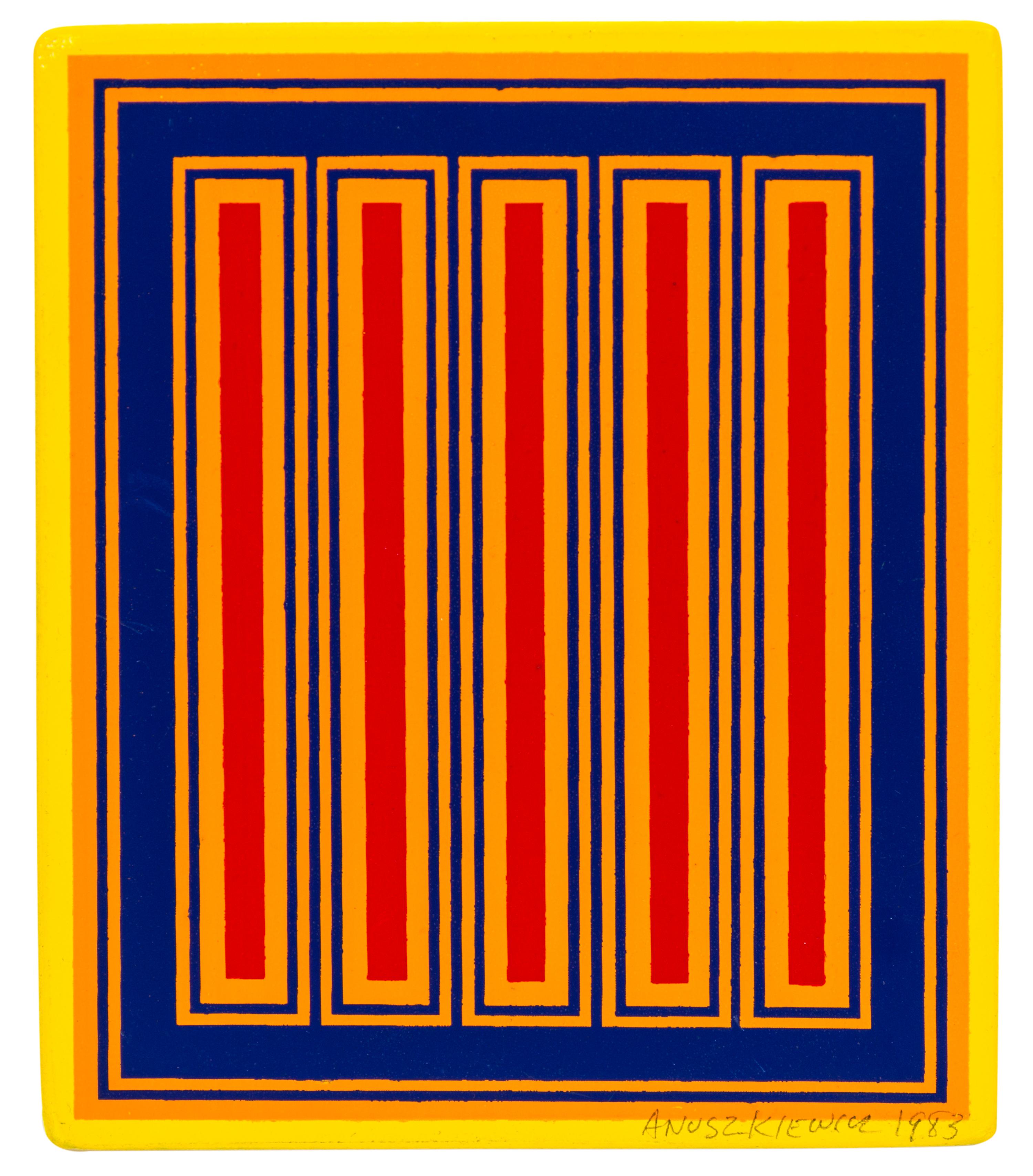Richard Anuszkiewicz, (American, b. 1930), Untitled (Annual Edition), 1972, Untitled (Annual Edition), 1973, Untitled (Annual Edition),