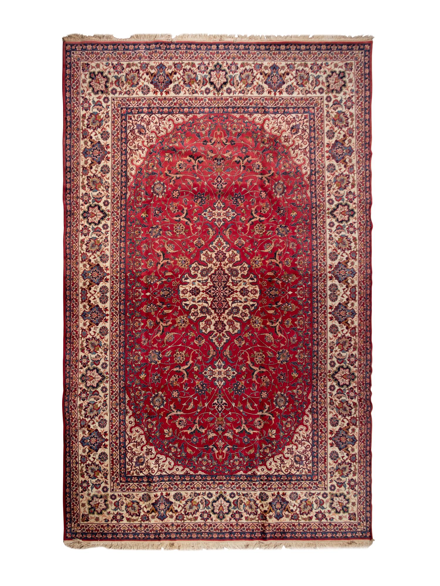 A Kashan Wool Rug