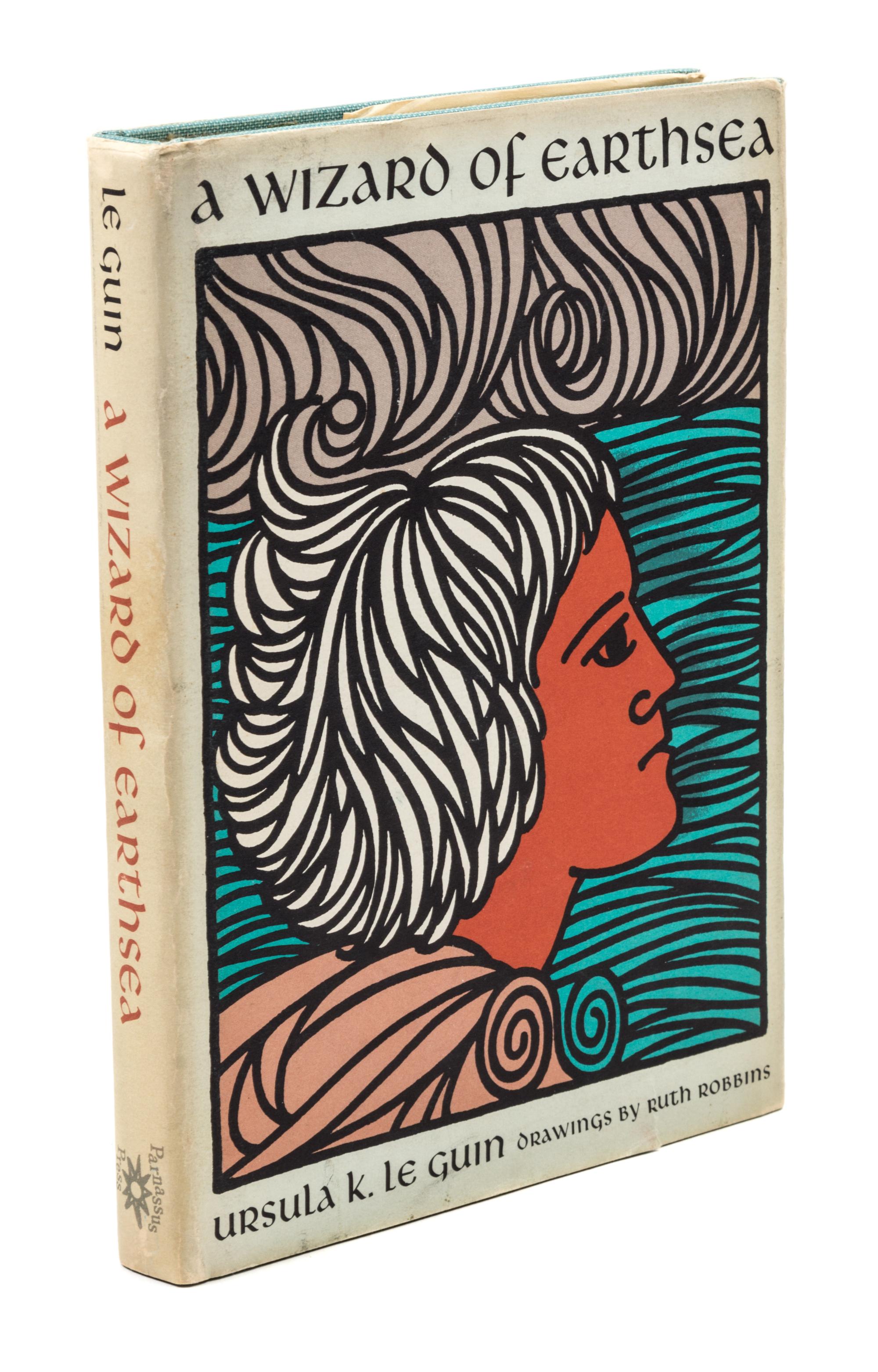LE GUIN, URSULA K. A Wizard of Earthsea. Berkeley, CA, 1968. Library edition. With ALS from L. W. Currey.