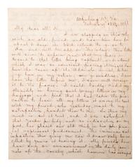 [CIVIL WAR - NAVY]. A group of 2 letters relating to the Kearsarge and Alabama , comprising: