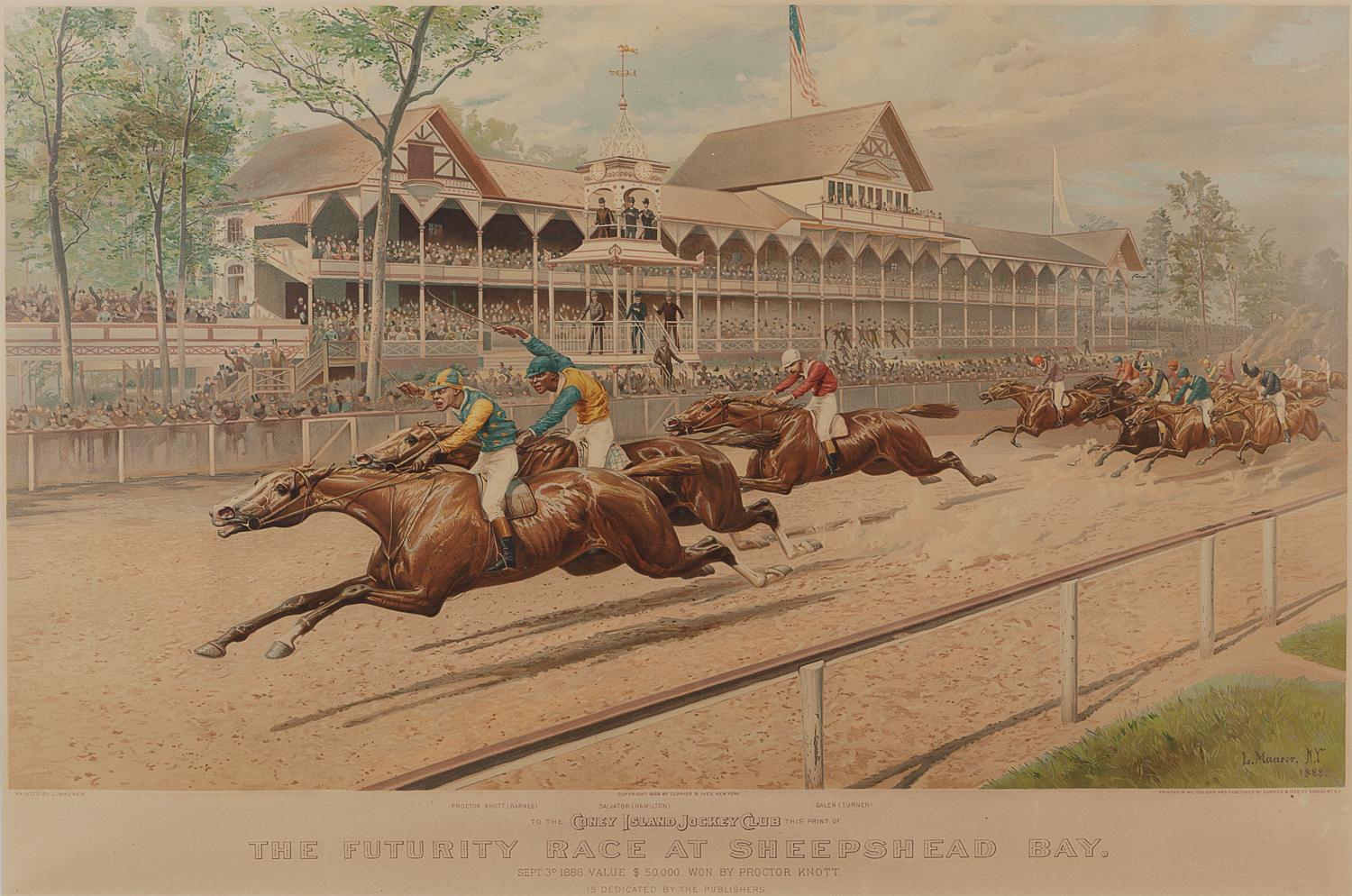 [HORSE RACING AND COACHING]. CURRIER and IVES, publishers