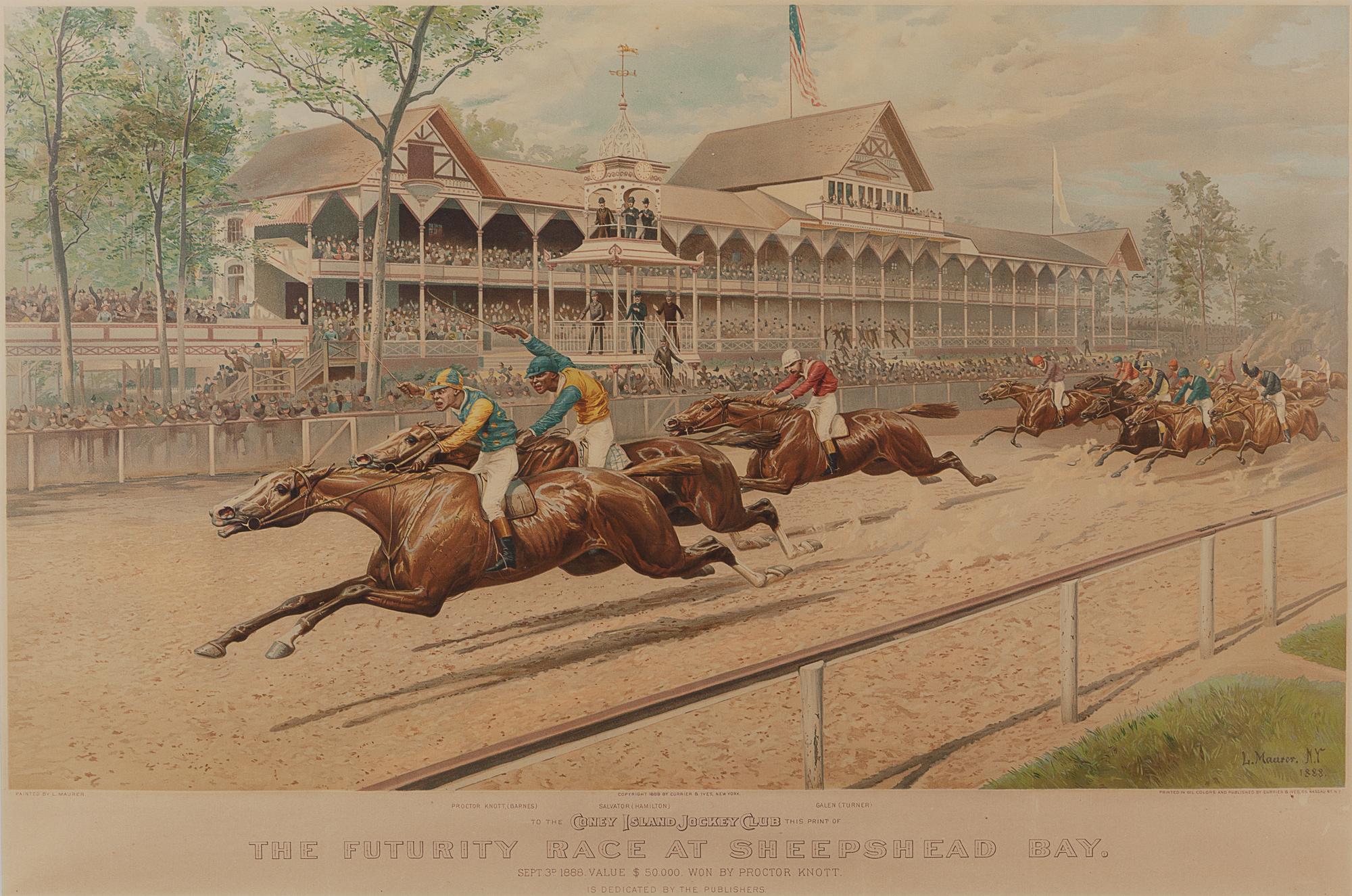 [HORSE RACING AND COACHING]. CURRIER and IVES, publishers