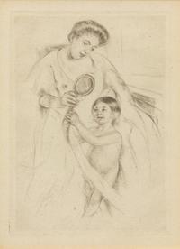 Looking into the Hand Mirror #3 (printed after 1926)