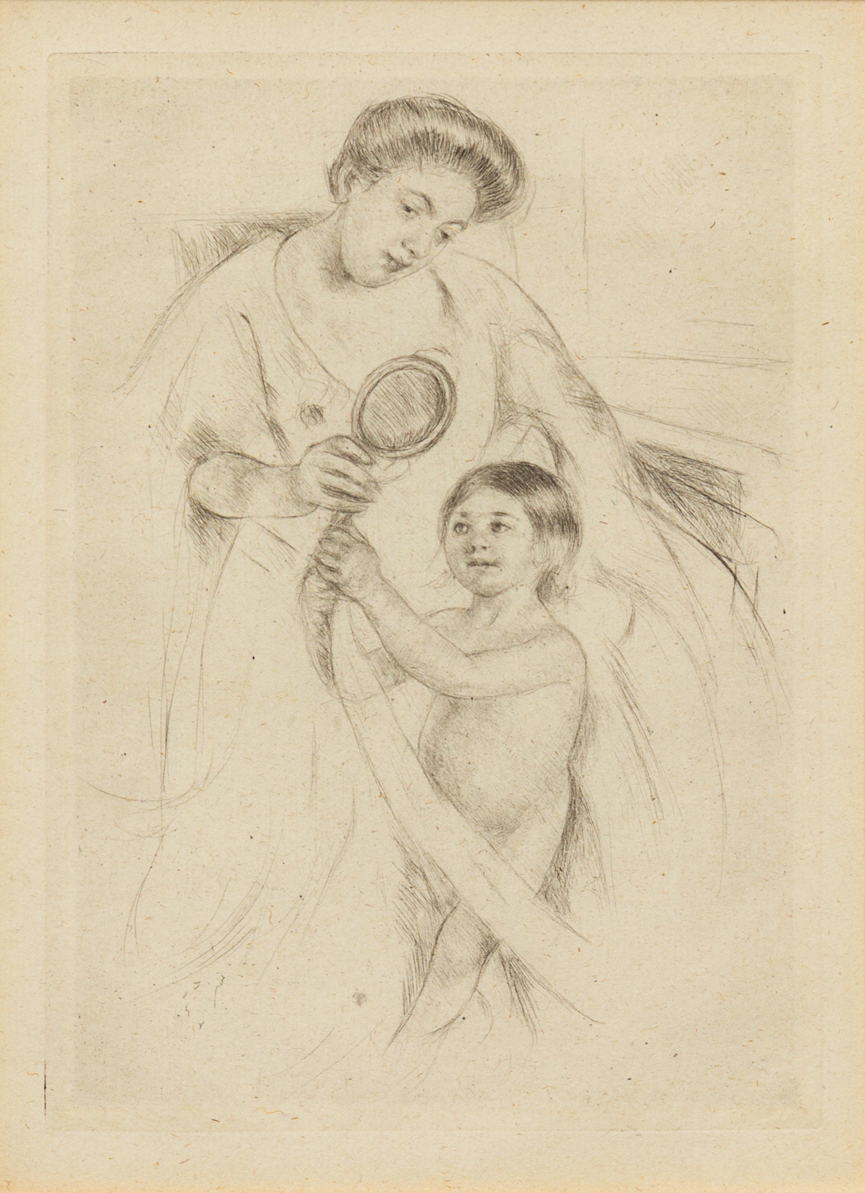 Looking into the Hand Mirror #3 (printed after 1926)