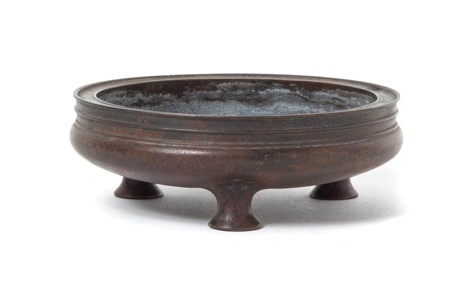A Small Bronze Censer
