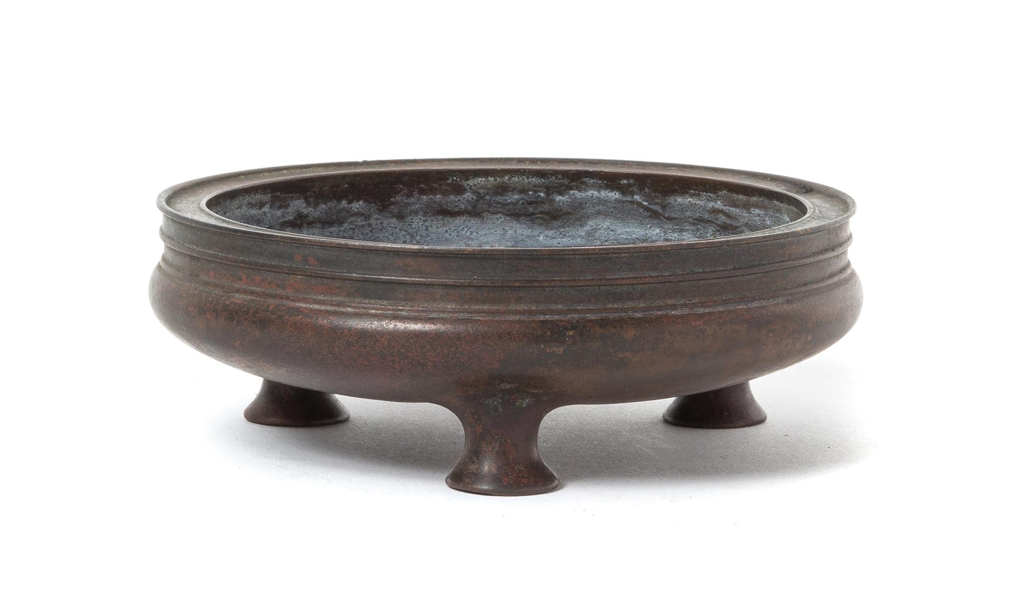 A Small Bronze Censer