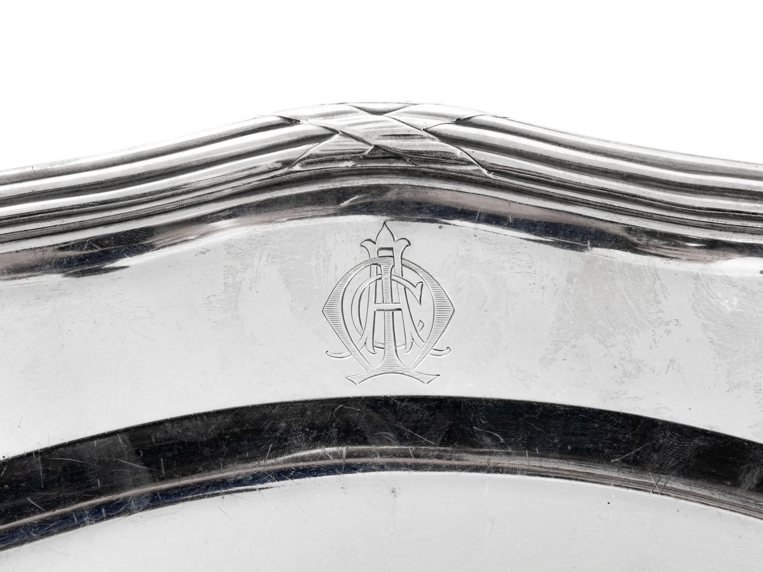 A Continental Silver Tray