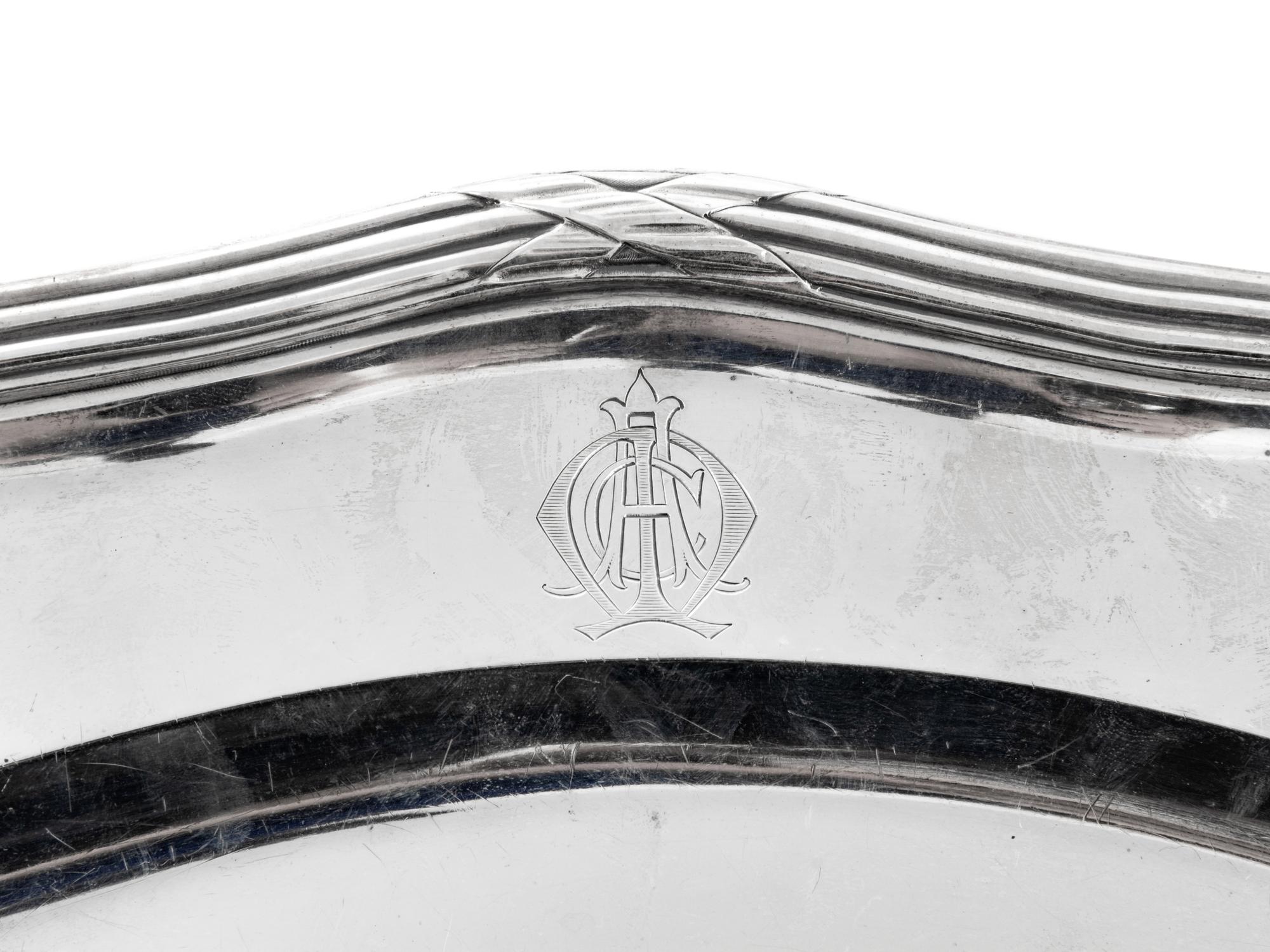 A Continental Silver Tray