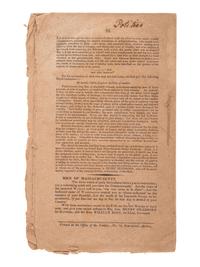 [MASSACHUSETTS] -- [DEARBORN, Henry (1751-1829)]. A group of signed documents and other ephemera related to military officer and politician Henry Dearborn, comprising: