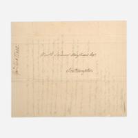 [Jefferson, Thomas] Mattoon, Ebenezer Group of 3 Autograph Letters, signed