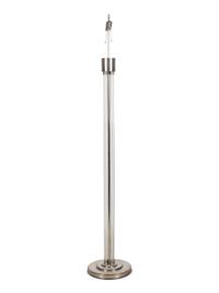 A French Nickeled Bronze and Lucite Floor Lamp