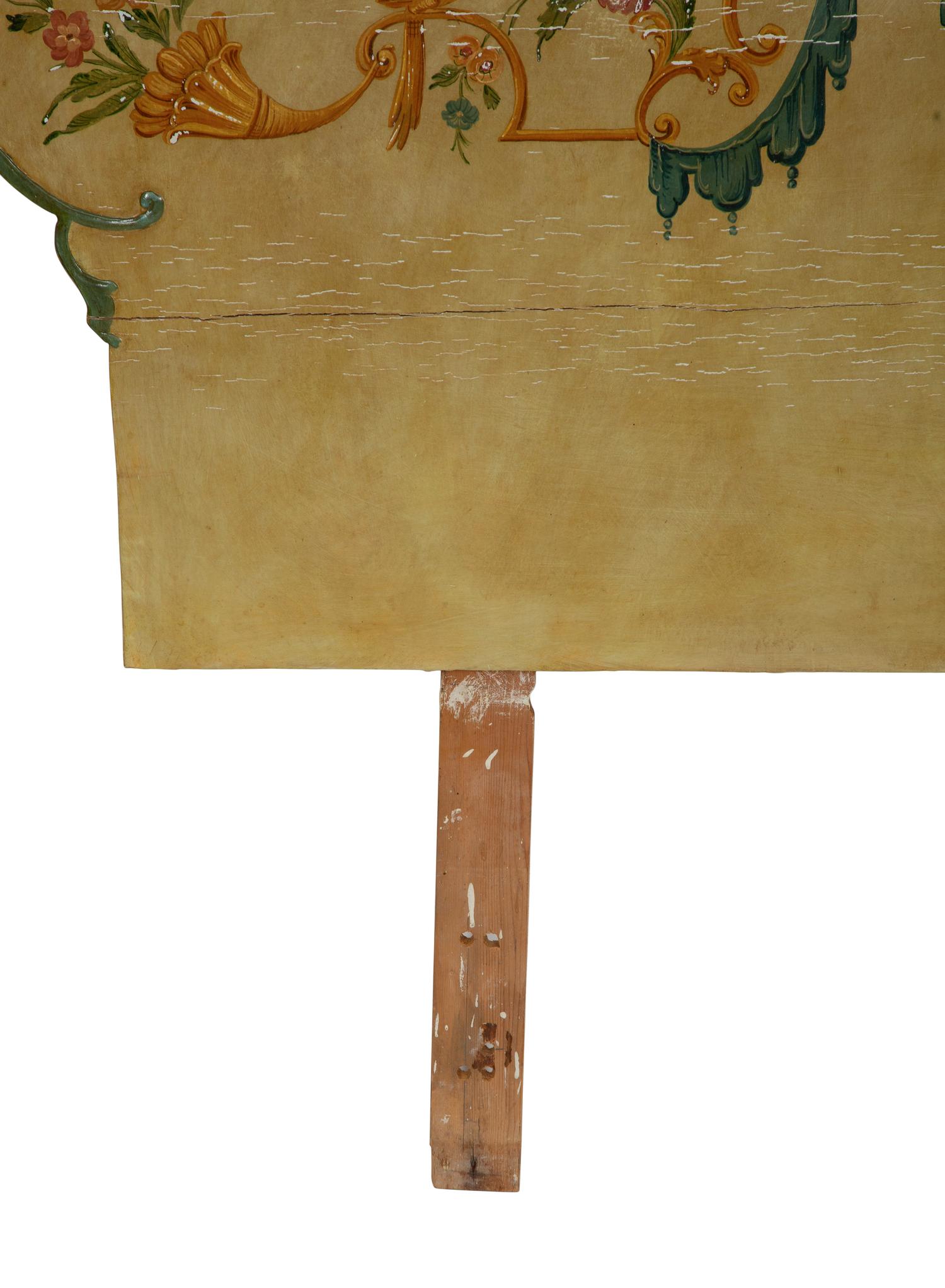 A Pair of Venetian Style Painted Headboards