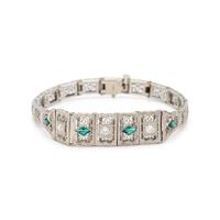 WHITE GOLD AND DIAMOND BRACELET