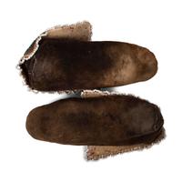 Huron and Haudenosaunee Beaded Hide Moccasins