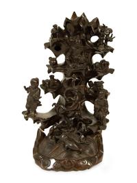 Two Chinese Bronze Articles — 19TH CENTURY