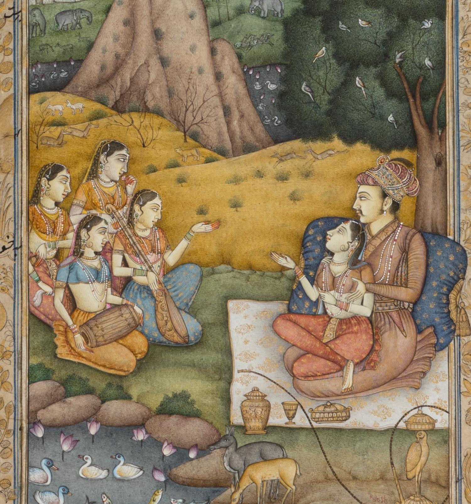 A Persian Miniature Painting