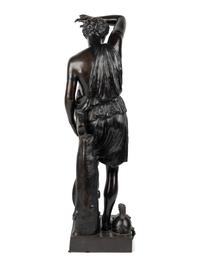 A Continental Bronze Figure of the "Mattei Type" After Phidias
