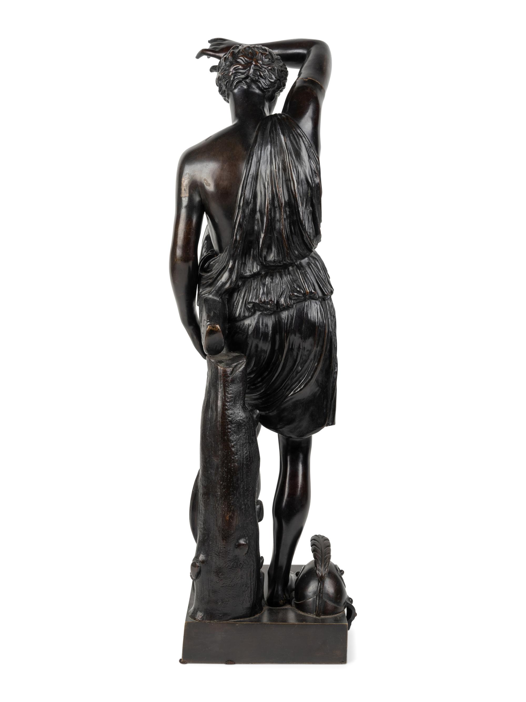 A Continental Bronze Figure of the "Mattei Type" After Phidias