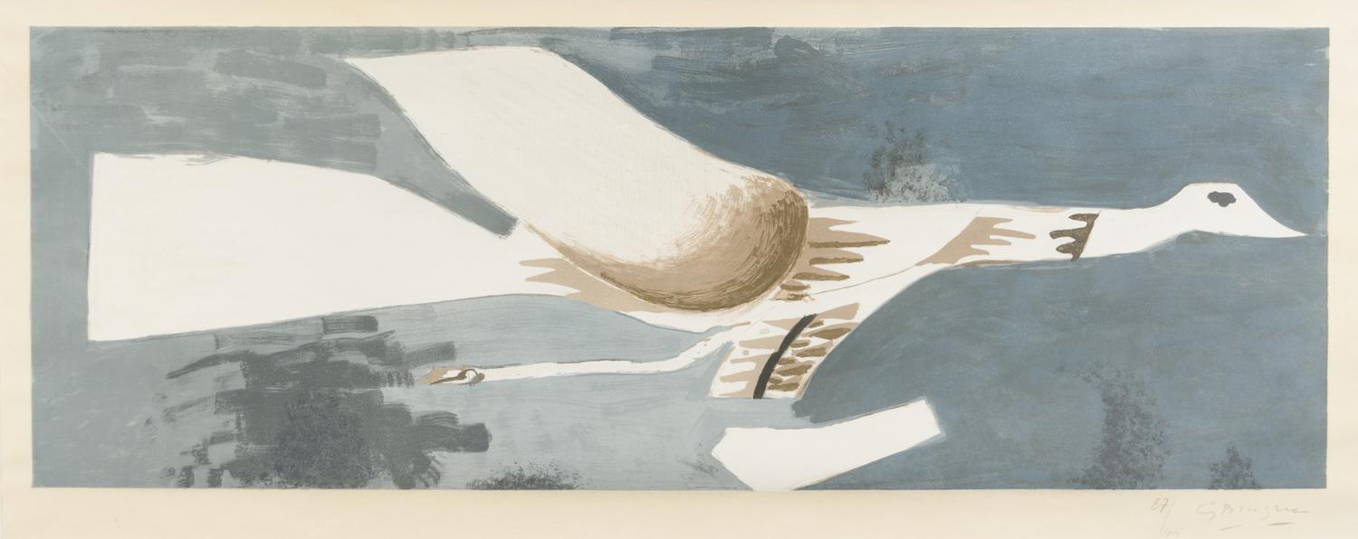 After Georges Braque, (French, 1882-1963), Grand oiseau gris, c. 1956