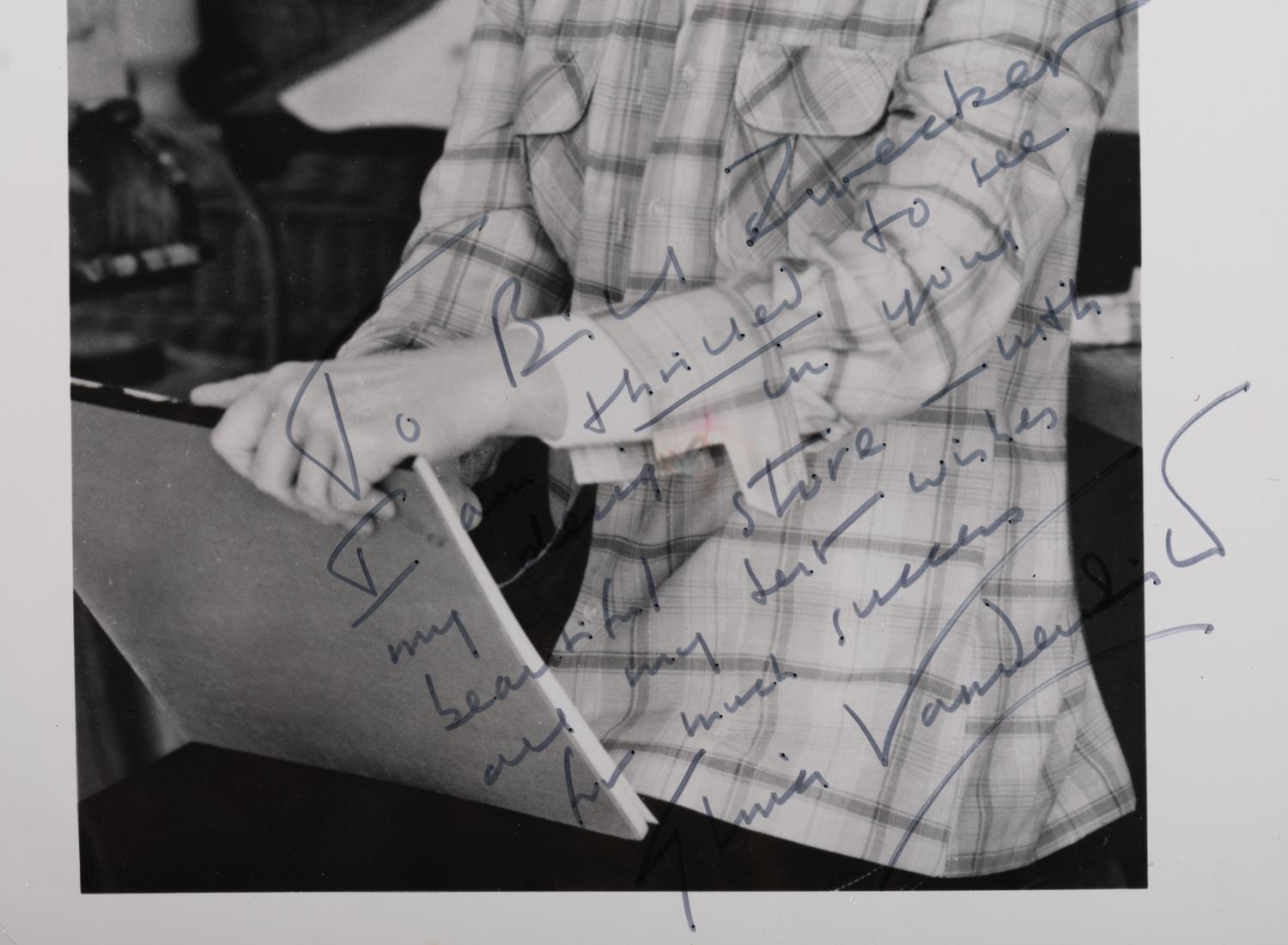 (Celebrity) A group of 20 autographed photographs of celebrities; comprising:
