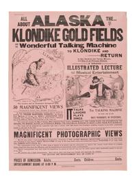 [GOLD RUSH] All About Alaska / Klondike Gold Fields... Chicago: Sears, Roebuck, [1898]. Advertisement