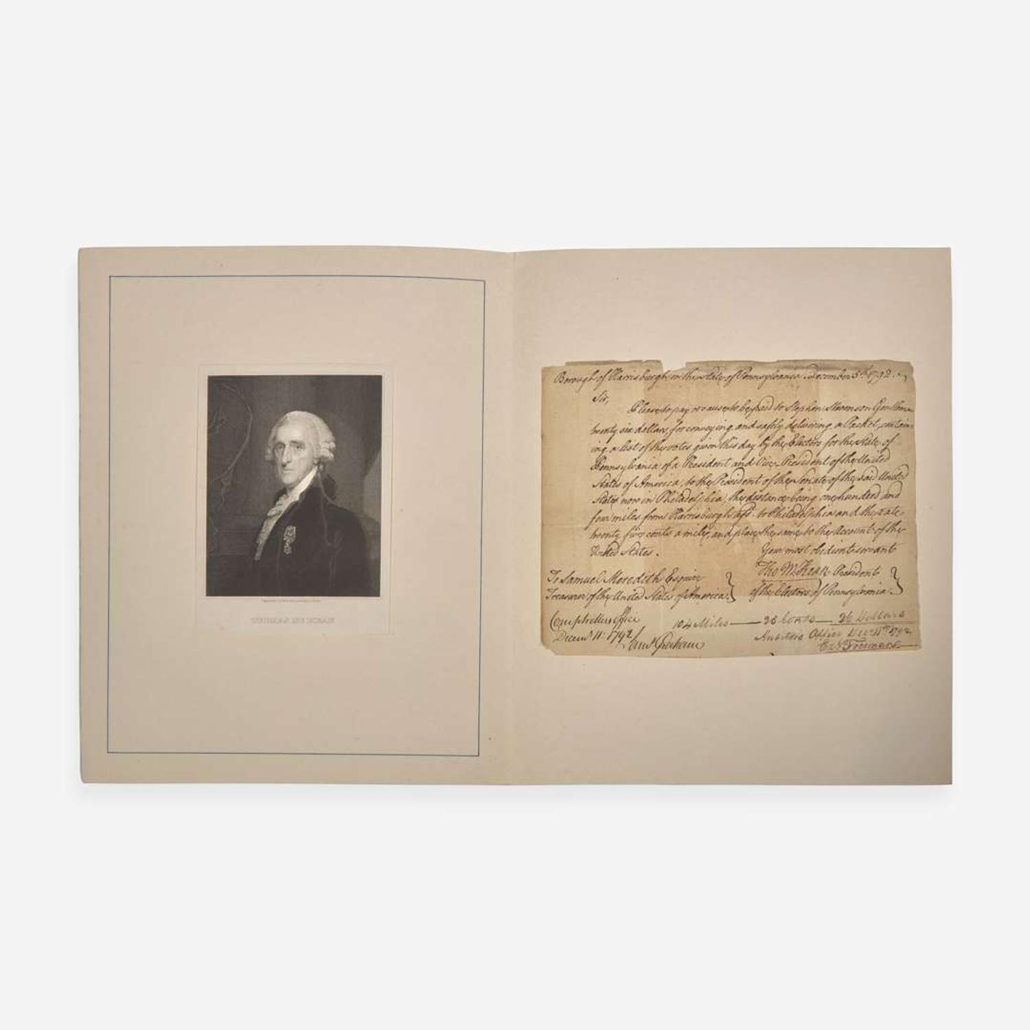 [Philadelphia & Pennsylvania] [Earle, Governor George H., III] Collection of 28 Autographs of Pennsylvania Governors