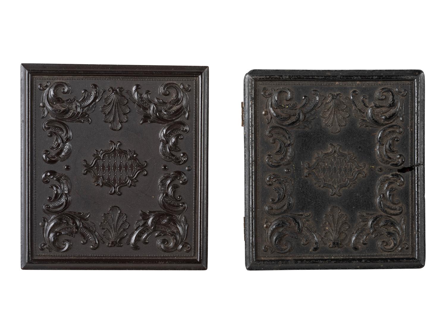 [EARLY PHOTOGRAPHY]. 23 sixth plate daguerreotypes of men sporting facial hair.