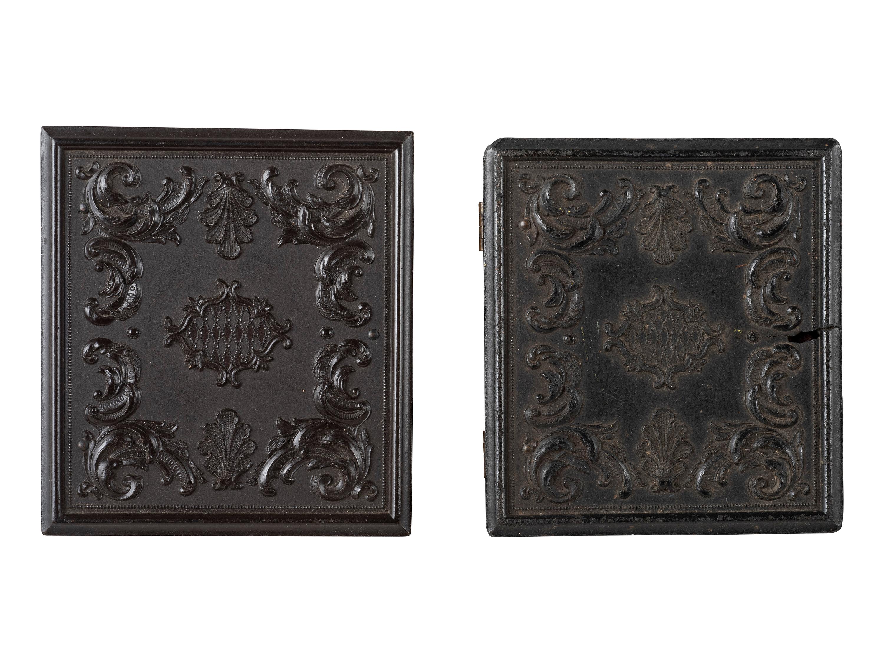 [EARLY PHOTOGRAPHY]. 23 sixth plate daguerreotypes of men sporting facial hair.