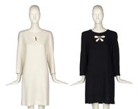 Two Pierre Cardin Haute Couture Butterfly Dresses